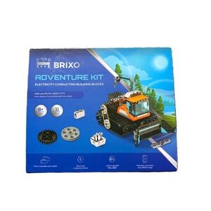 BRIXO Adventure Kit Electricity Conducting Building Blocks NEW Chrome Plated